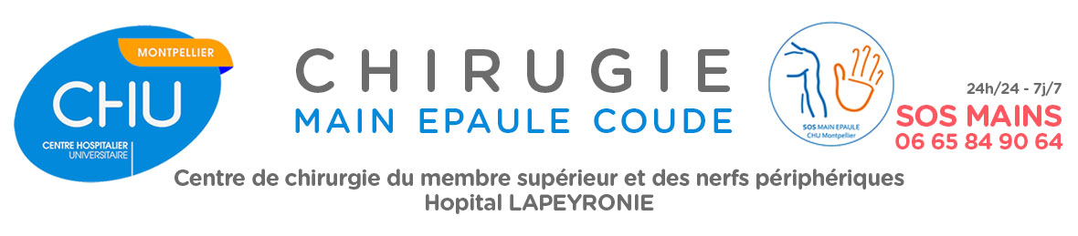 Service Chirurgie Main Epaule Coude - Hopital Lapeyronie Montpellier - SOS Main